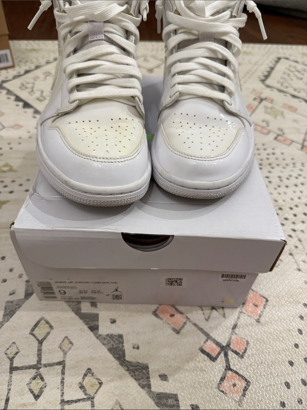 Jordan Womens White High-Top Sneakers